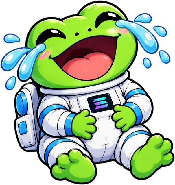 Moonfrog crying with laughter